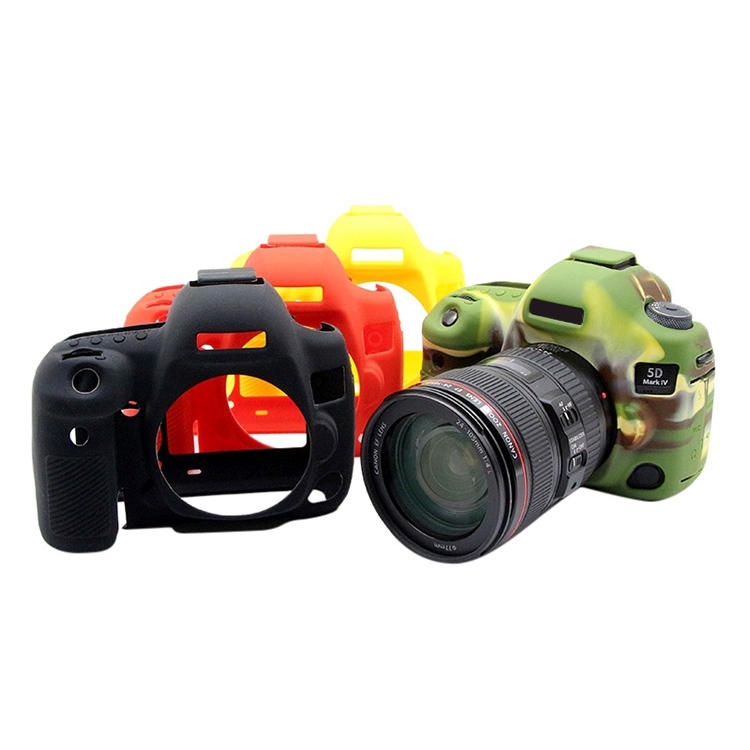 PLUZ Covers Silicone Camera Soft Silicone Protective Case for Canon EOS 5D Mark IV Digital SLR Camera