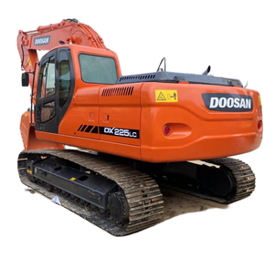 Excavadora de cadenas Doosan DX225LC usada original, excavadora hidráulica de 22 toneladas para construcción de tamaño mediano - Product Image 1