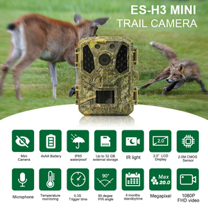 Outdoor Mini Hunting Camera Animal Camera 1080P Video IR Wild Trail Camera 20MP Waterproof Motion Trigger Photo <strong>Traps</strong> - Product Image 2
