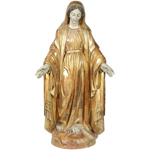 Sculptures de la vierge marie en fibre de verre, sculptures <span class=keywords><strong>catholique</strong></span> en résine, Statue du cœur suspendu - Product Image 6