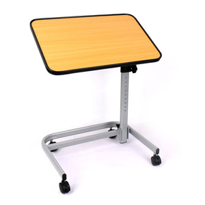 Mesa de cama ajustable neumática con ruedas para Hospital, mesa de escritorio móvil médica, mesita de noche - Product Image 4