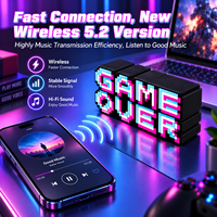 Mini haut-parleur sans fil portable d'extérieur pour garçons, au design créatif et ludique, avec fonction 'Game Over'