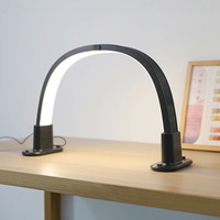 Nouvelle Lampe à Ongles de Bureau en Forme de Demi-Lune avec 224 Perles LED Lumineuses, Lumière d'Appoint pour la Beauté, Matériau PC, Lampe UV, Équipement de Salon de Manucure