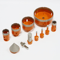 Ensemble de forets diamantés brasés sous vide pour accessoires de scie cloche électrique pour carrelage en granit, marbre et béton, outils à main