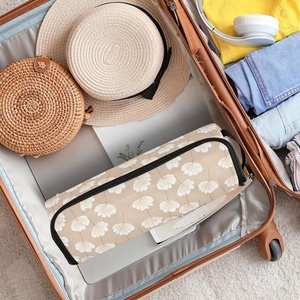 Organizador Portátil Personalizado con Diseño de Flores Hawaianas, Bolsa para Herramientas de Peinado 2 en 1 con Bolsillos Interiores - Product Image 6