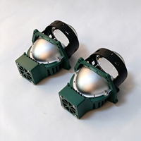 Kit de mise à niveau de phares LED pour voitures avec lentille de projecteur LED de 3 pouces, projecteur bi-LED, faisceau haut et bas super lumineux