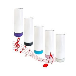 20Oz Non Tapered Stainless Steel Wholesale Wireless Speaker Tumbler for Sublimation Printing - Product Image 1