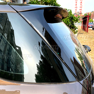 Gloss Black Car Rear Window Side Spoiler Wing <b>Splitter</b> for Mercedes-Benz ML-Class GLE-Class W166 ML350 GLE320 GLE400 2012-2018 - Product Image 4