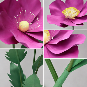 Arbre artificiel de fleurs de <span class=keywords><strong>cerisier</strong></span> rose personnalisé avec base <span class=keywords><strong>en</strong></span> métal pour la décoration de mariage, de centre commercial, d'hôtel et de commerce - Product Image 2