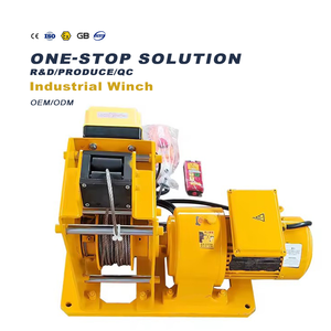 Industriële lier met fail-safe elektromagnetische rem: draadloos op afstand bedienbaar voor industrieel hijsen en trekken - Product Image 1