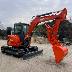 Mini-excavatrice d'occasion 100% originale du Japon U55 5.5T pour travaux de terrassement domestique, moteur et engrenages en bon état, haute qualité, prix bas, livraison gratuite - Product Image 3