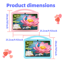 Meilleures ventes de tablettes intelligentes pour enfants Android 13 Contrôle parental Double caméra HD Capacitif 4000mAh MTK Octa Core Processeur 4GB