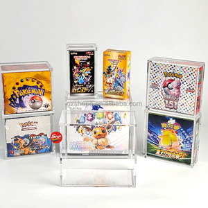 SHP Offre Spéciale personnalisé jeu Protection Transparent Pokemoned <span class=keywords><strong>anglais</strong></span> <span class=keywords><strong>Booster</strong></span> boîte acrylique affichage boîte pour <span class=keywords><strong>Booster</strong></span> - Product Image 6