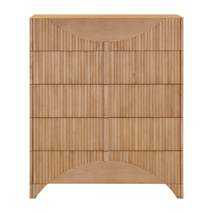 HAVSU RANGE Collection Eco-Friendly <b>Rustic</b> New Design Dresser Good Price Bedroom Furniture Solid Wood Tallboy <b>Cabinet</b> - Product Image 1