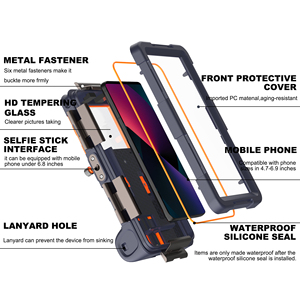 Ốp điện thoại ShellBox <span class=keywords><strong>Case</strong></span> Top Product chống sốc và chống nước, chụp ảnh dưới nước, kèm dây đeo - Product Image 5