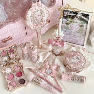 Flower Knows Nuevo Bonnie Garden Blush, Lápiz Labial <span class=keywords><strong>en</strong></span> Crema, Sombra de Ojos <span class=keywords><strong>en</strong></span> Crema, Espejo de Mano, Color Expansible y Contráctil - Product Image 1