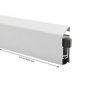 Özel 300-2000mm alüminyum alt kapı contası kendinden yapışkanlı ahşap ve cam kapi otomatik kapı alt damla aşağı mühür - Product Image 5