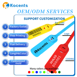 Kocents PTS-018 nóng bán hàng hải Giao thông vận tải an toàn con dấu máy bay và xe tải Con dấu nhựa - Product Image 2