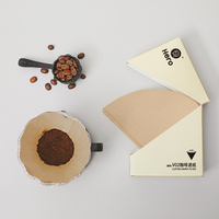 Filtres en papier blanc naturel de qualité alimentaire, papier filtre à café jetable pour café goutte à goutte