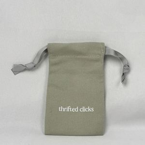 100% Organic Cotton <b>Drawstring</b> Bag High Quality Durable Canvas <b>Drawstring</b> <b>Pouch</b> Recyclable All-match <b>Pouch</b> Bag - Product Image 6