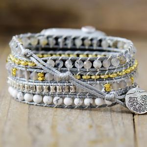 สายนาฬิกาหินแท้ Lapis Lazuli สำหรับ <span class=keywords><strong>Apple</strong></span> Series 8 7 6 41มม. 45มม. - Product Image 5