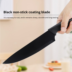 Raybin 2025 Juego de 14 Cuchillos de Acero Inoxidable para Cortar Carne, Cuchillos de Carnicero, Cocina, Chef, Pan, Filete, con Mango de Polipropileno - Product Image 3