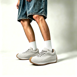 Baskets <span class=keywords><strong>compensées</strong></span> respirantes à plateforme discrète, confortables et décontractées, style chunky, pour homme, rehaussantes, pour <span class=keywords><strong>la</strong></span> marche - Product Image 3