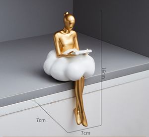 Nuage fille salon voiture table figure décoration ballet danse studio réseau rouge boutique décoration article - Product Image 5