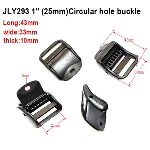 25MM クラシック調整可能ウェビング ブラックカムロックバックル プラスチック製 耐久性のある環境に優しいリサイクル可能なバックパックやバッグアクセサリー用 - Product Image 2