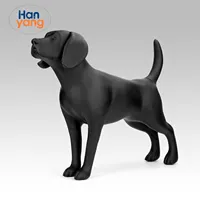 Leather Dog Mannequins Standing Position Dog Models Toys Pet