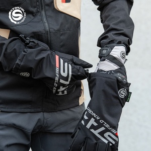Guanti Impermeabili per Moto, <span class=keywords><strong>Copriguanti</strong></span> Antipioggia Antiscivolo Riflettenti, Accessori Invernali Antivento per Moto - Product Image 1