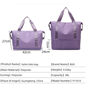Wholesale Vintage Nylon Duffel Bags <b>Big</b> Volume Travel <b>Handbags</b> - Product Image 3