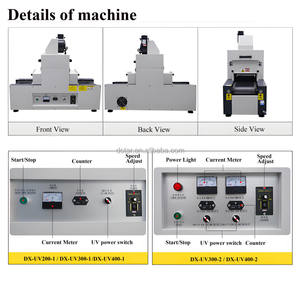Macchina per Polimerizzazione UV di Piccole Dimensioni a Prezzo di Fabbrica per Attrezzature <span class=keywords><strong>Post</strong></span>-Stampa - Product Image 2