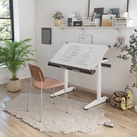 Support de bureau mobile en métal ergonomique à hauteur réglable avec base mobile pour l'école, le bureau et les conférences