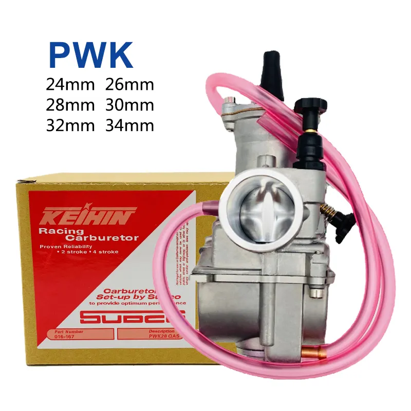 Motorfiets Pwk Carburateur Carburator Universal 24 26 28 30 32 34 2T/4T Pwk Powerjet Voor Keihin Koso Atv Suzuki Mikuni Carburateur