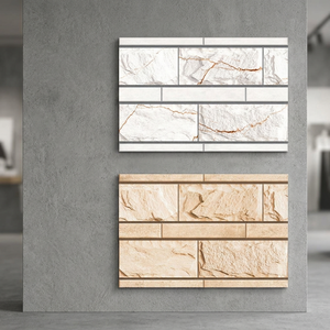 Azulejos de pared esmaltados amarillos de 300x450mm de diseño de elevación exterior moderno de Vistaar Factory para baño y centro comercial a un precio competitivo - Product Image 1
