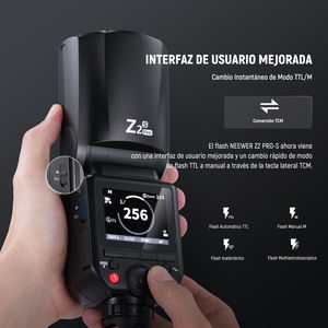 Flash rond <span class=keywords><strong>TTL</strong></span> <span class=keywords><strong>NEEWER</strong></span> Z2PRO-S, éclairage sans fil 2.4G, compatible avec les appareils photo, accessoire de photographie - Product Image 4