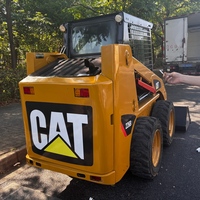 Minipala compatta usata CAT 226B3, carico nominale 680 kg, potenza 45,5 kW, per agricoltura, paesaggistica, edilizia, rimozione neve, Radlader
