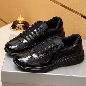 Chaussures pour hommes en cuir rétro de haute qualité, chaussures de sport respirantes en maille tendance pour toutes les saisons - Chaussures de luxe de créateur pour le printemps - Product Image 2