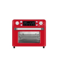 Friteuse à Air en acier inoxydable rouge, appareil pour la cuisine, usage domestique, sans huile