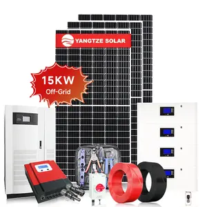 Yangtze 3 giorni autonomia 10kw 15kw off grid sistema di energia solare kit per le case