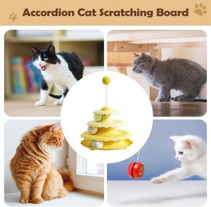 New Design Small Volume Four Layer Smart Interactive <b>Cat</b> Tower Set Interactive Training <b>Cat</b> Wheel <b>Toys</b> <b>Cat</b> Turntable <b>Toy</b> - Product Image 5