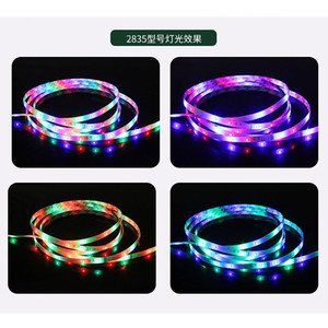 Tiras de Luces <span class=keywords><strong>LED</strong></span> de 5 Metros para Habitación, Tira <span class=keywords><strong>LED</strong></span> Inteligente con Wifi, <span class=keywords><strong>Alexa</strong></span> 3528, Cinta <span class=keywords><strong>LED</strong></span> RGB de 220V, Tiras de Neón con Sincronización Musical, Decoración para Sala de Juegos - Product Image 6