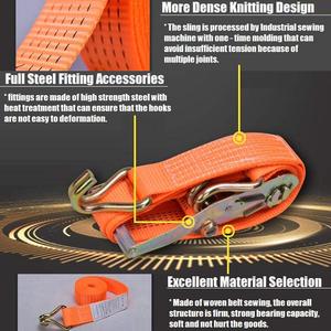 <span class=keywords><strong>Sangle</strong></span> de cargaison robuste de 4 m, 5 m, 8 m, 10 m, 12 m fabriquée en Chine, <span class=keywords><strong>sangle</strong></span> à <span class=keywords><strong>cliquet</strong></span> en gros pour la logistique et l'expédition - Product Image 2