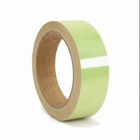 Película de Vinilo de Seguridad Verde Autoadhesiva que Brilla en la Oscuridad, Cinta de Transferencia de Calor Fotoluminiscente, Rollo Luminoso de PVC
