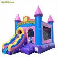 Château gonflable pour enfants actifs avec toboggan, en PVC de haute qualité