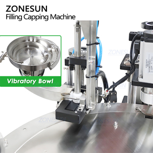 ZONESUN ZS-AFC12D Automatic Rotary Desktop Essence <b>Laundry</b> Detergent Liquid Spout Pouch Bag Filling Capping Machine - Product Image 6