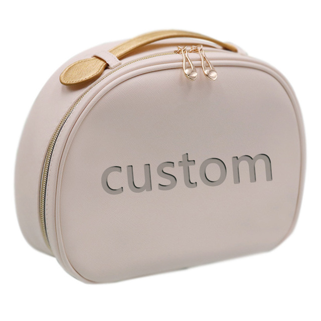 High Quality Zipper Vegan Leather Eco-Friendly Water Resistant Large Capacity for Case Custom Makeup Organizer Personalised