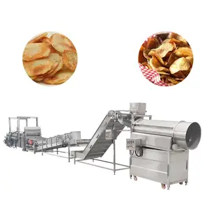 Inde usine approvisionnement flocons congelés frites faisant la production de Machine ligne de chips de patates douces à vendre