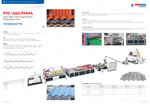 Ligne d'extrusion pour la production de tôles de toiture creuses - Product Image 3